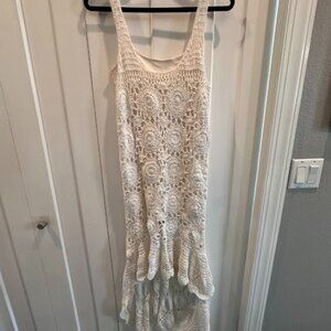 Crochet Lined Hi/Lo Dress